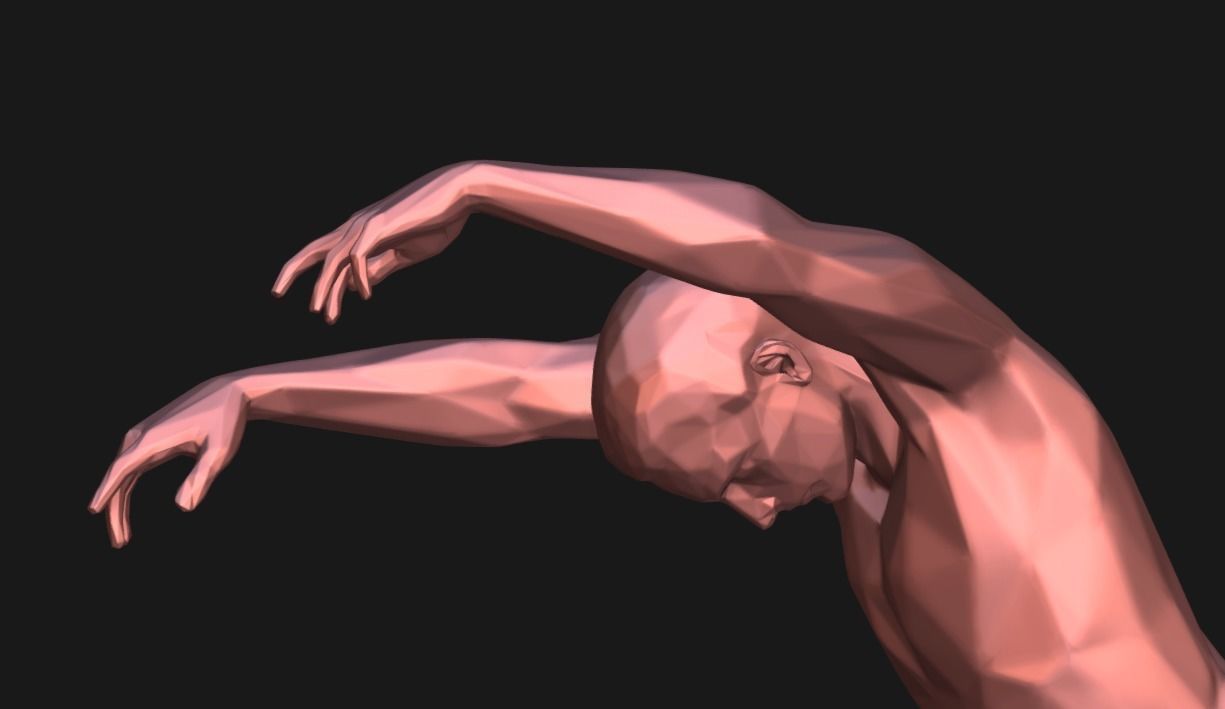 Man Dancing 3D print model_2