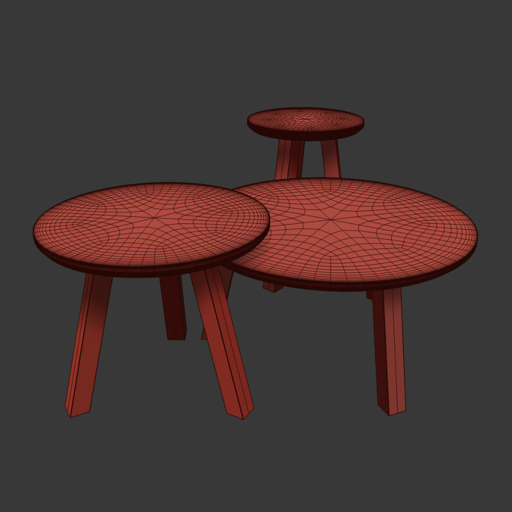 Escamp Tables 3D model_3