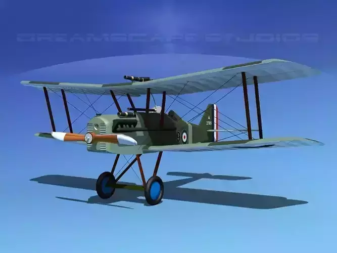 RAF SE-5A Fighter V11 3D model