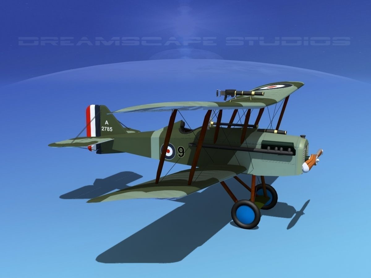 RAF SE-5A Fighter V11 3D model_3