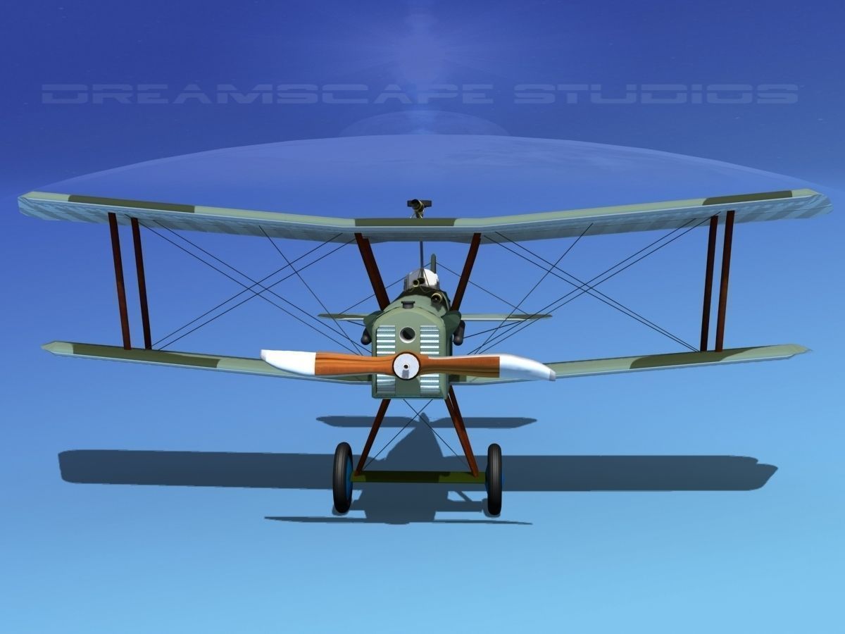 RAF SE-5A Fighter V11 3D model_1