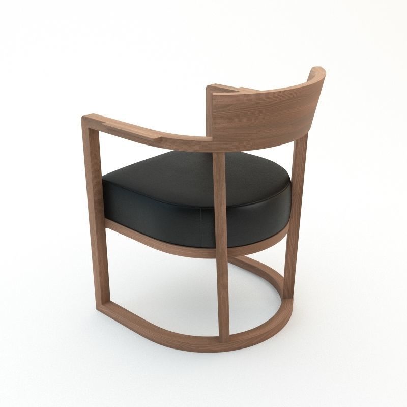 Barchetta Armchair 3D model_1