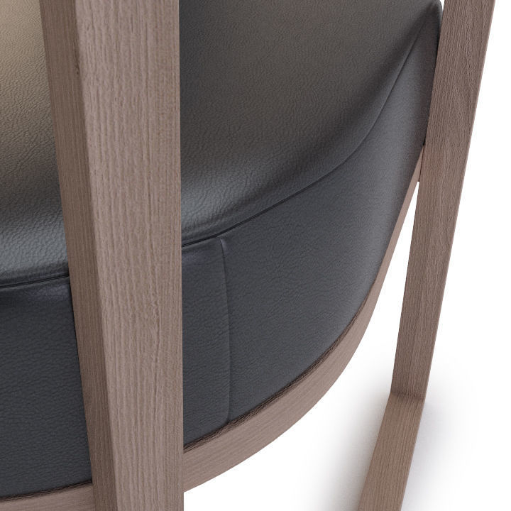 Barchetta Armchair 3D model_5