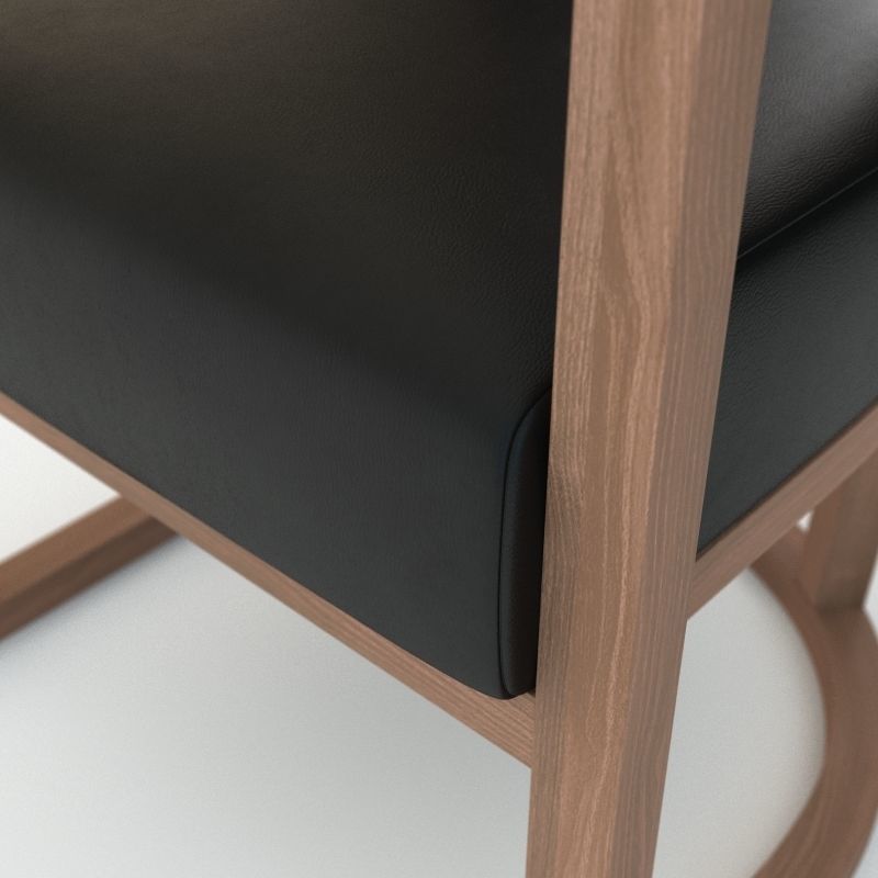 Barchetta Armchair 3D model_4