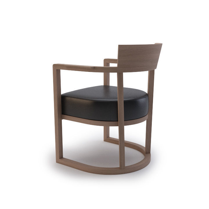 Barchetta Armchair 3D model_2