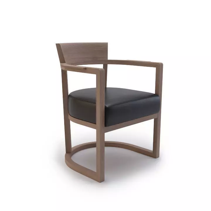Barchetta Armchair 3D model_0