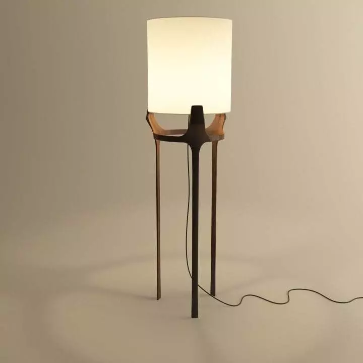 Flint Lamp 3D model_2