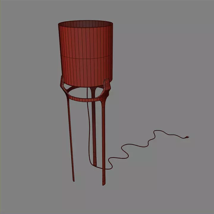Flint Lamp 3D model_1