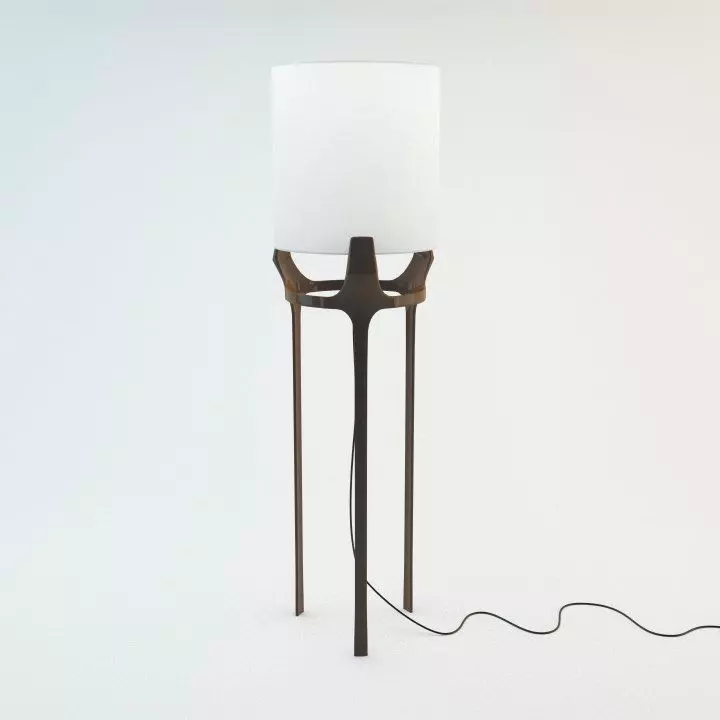Flint Lamp 3D model_0