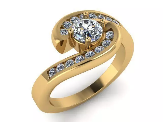 Ring T00791 3D print model_0