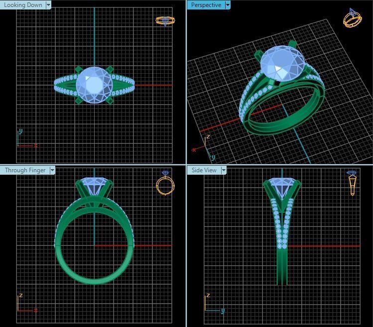 Ring T00792 3D print model_2