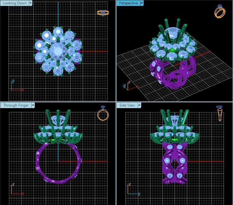 Ring T00795 3D print model_2