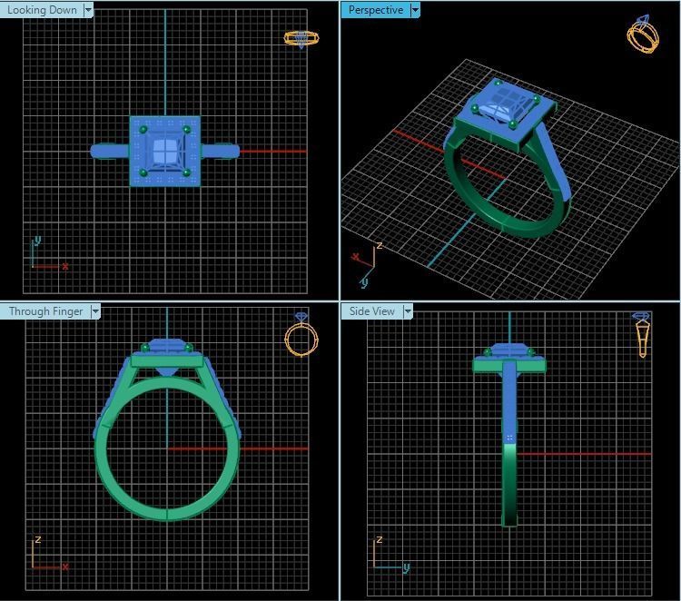 Ring T00796 3D print model_2