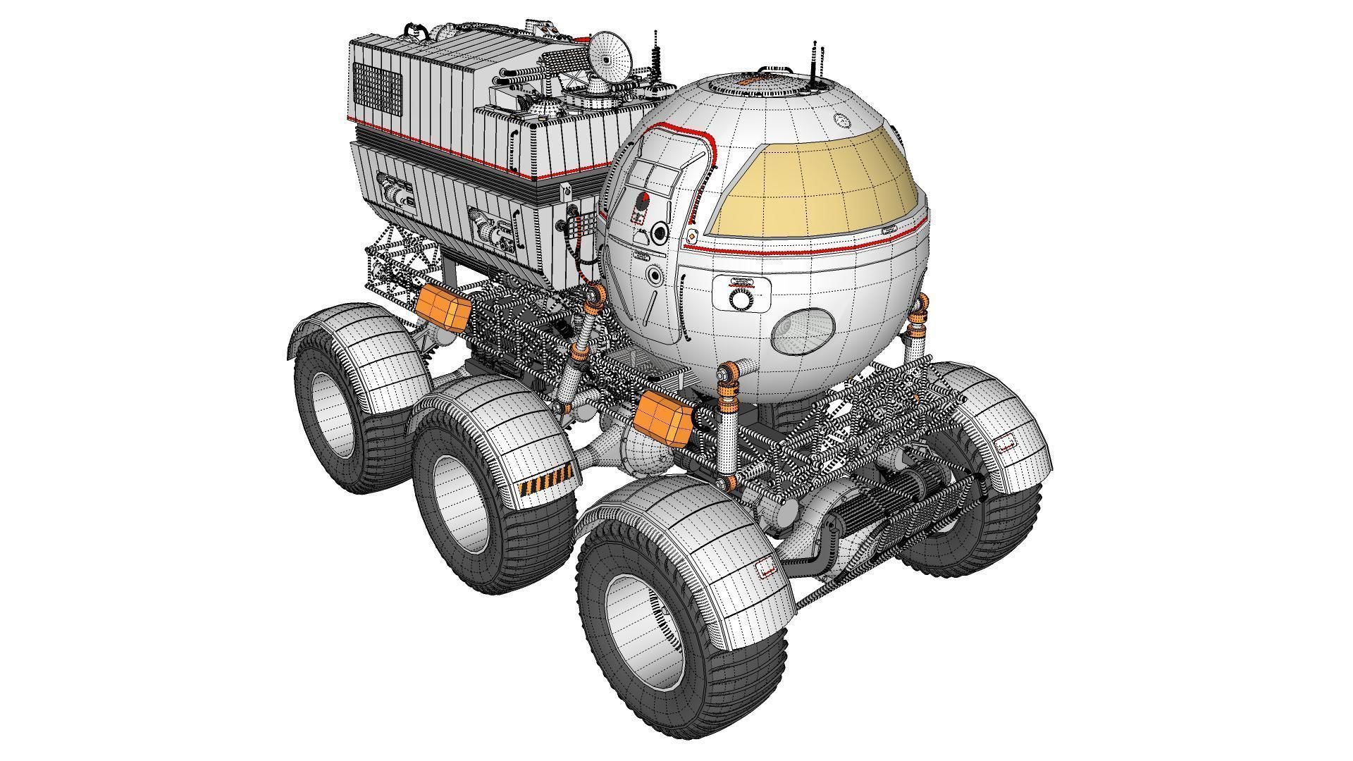 STAR COPS MOON ROVER  3D model_33