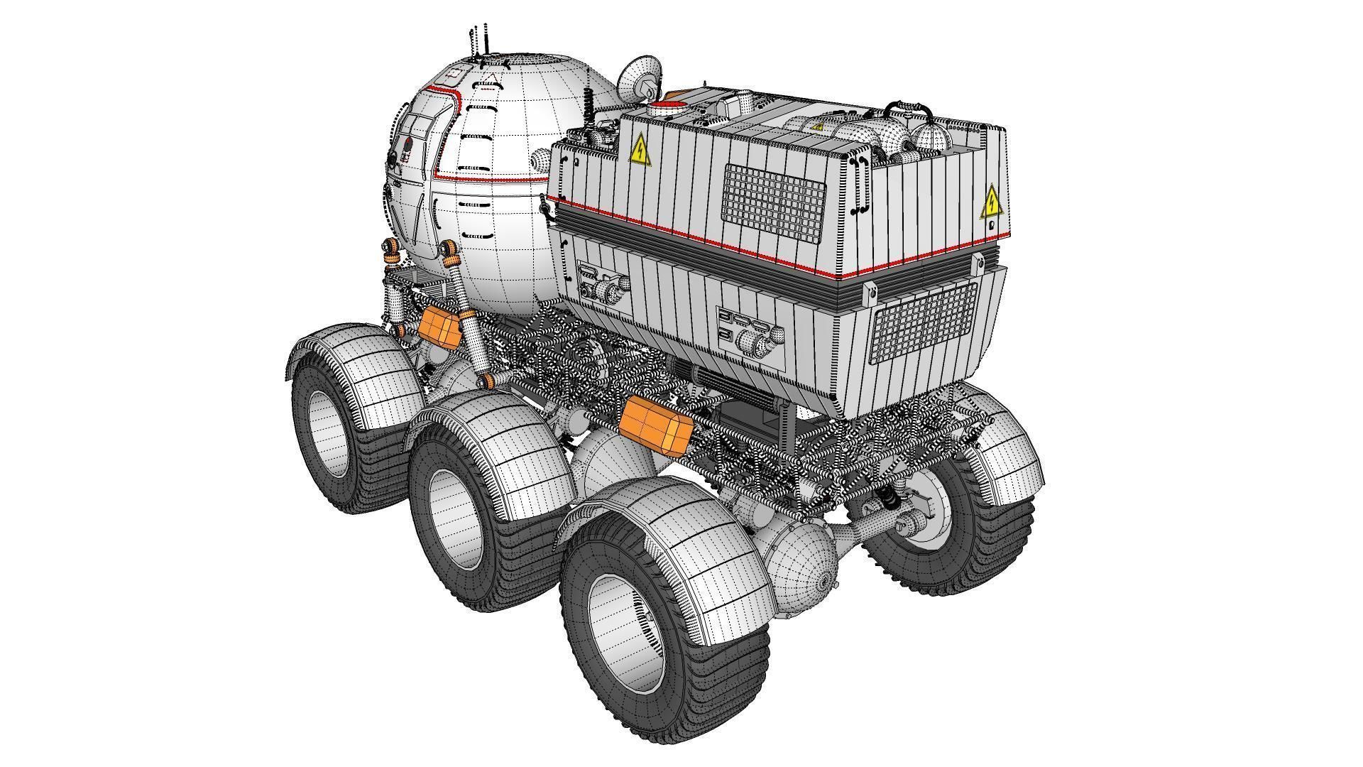 STAR COPS MOON ROVER  3D model_29