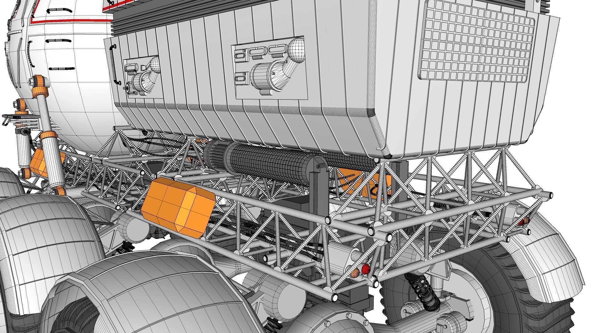 STAR COPS MOON ROVER  3D model_41