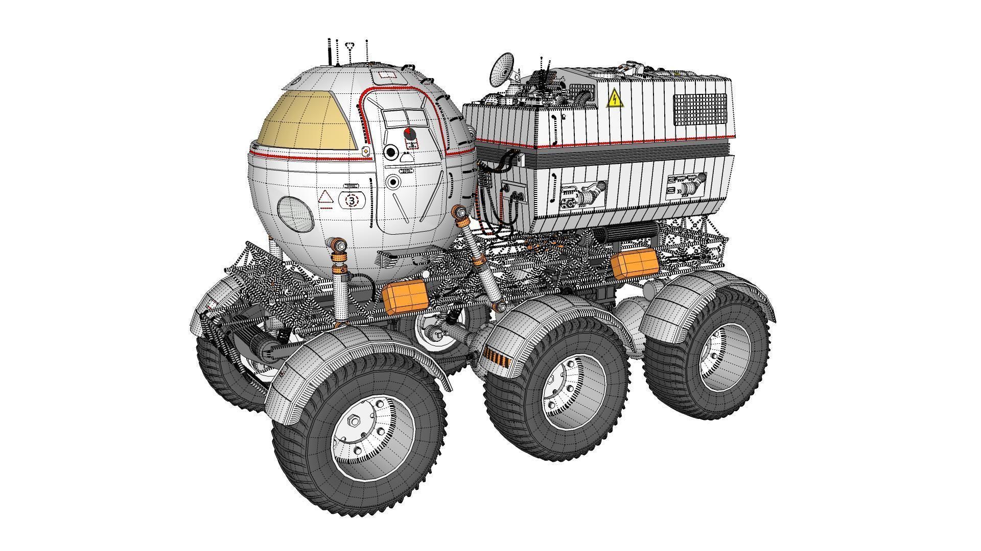 STAR COPS MOON ROVER  3D model_49