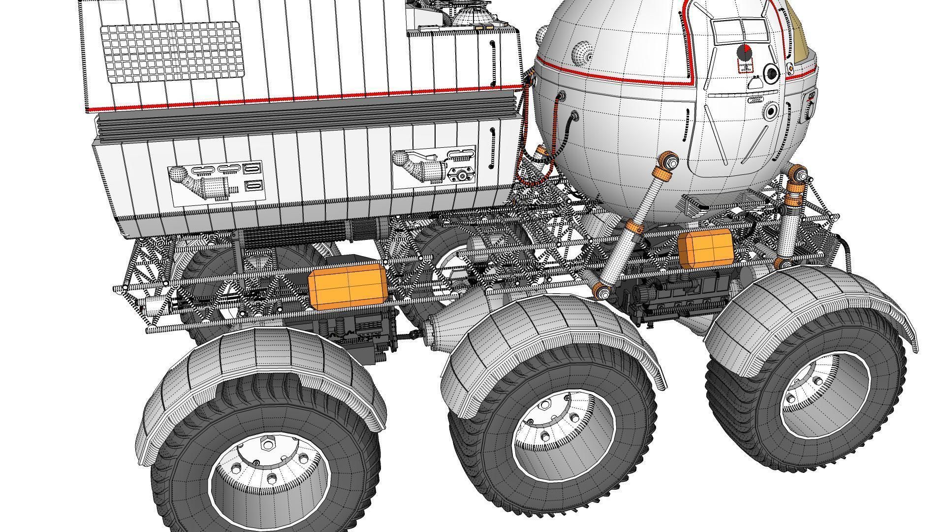 STAR COPS MOON ROVER  3D model_43