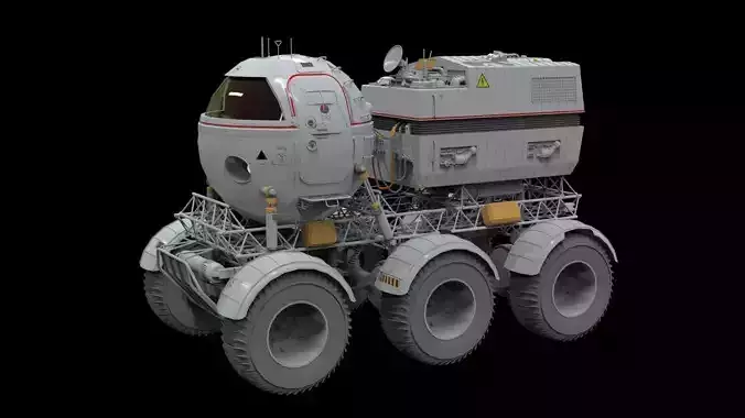 STAR COPS MOON ROVER  3D model