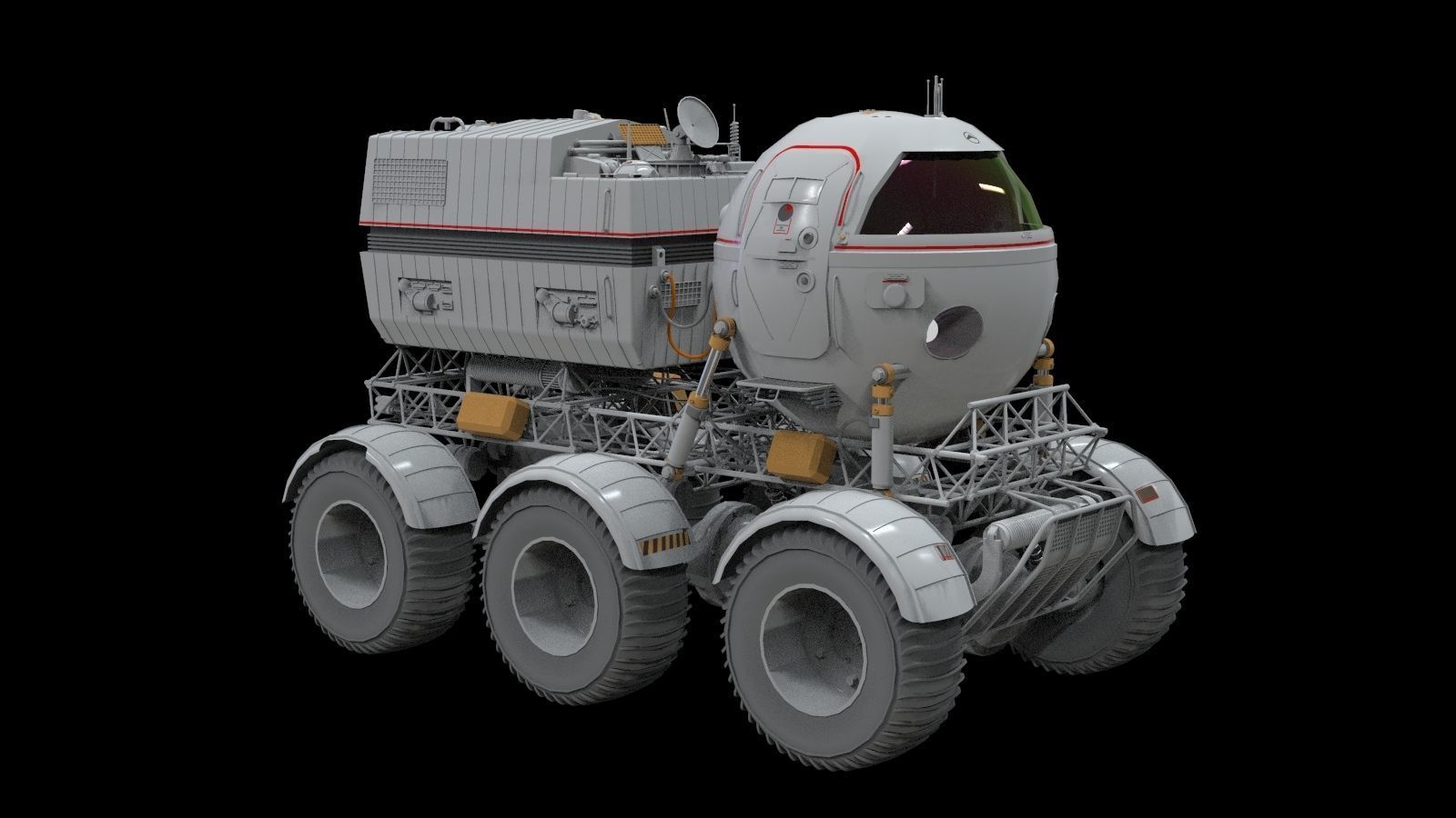 STAR COPS MOON ROVER  3D model_9