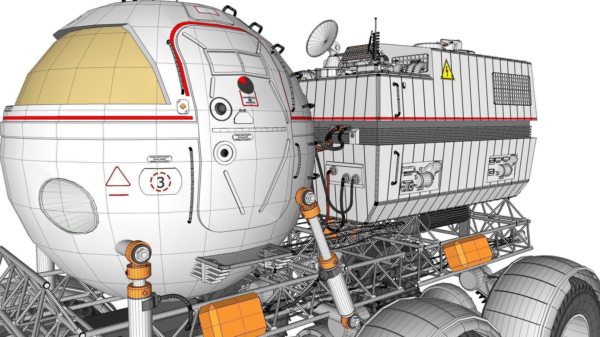 STAR COPS MOON ROVER  3D model_38