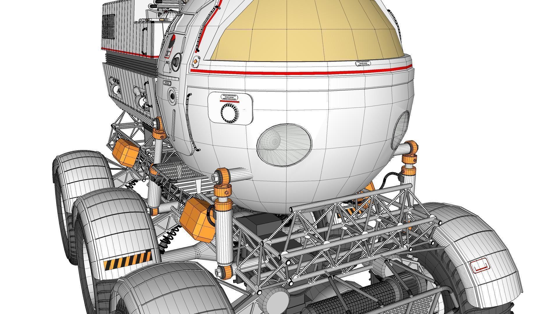 STAR COPS MOON ROVER  3D model_45