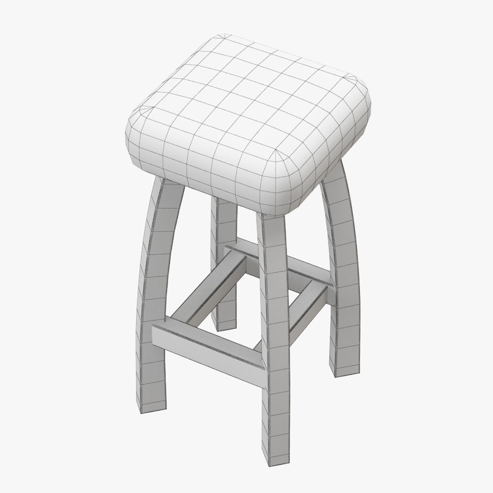 Gwyn Baa Bar Stool 3D model_4