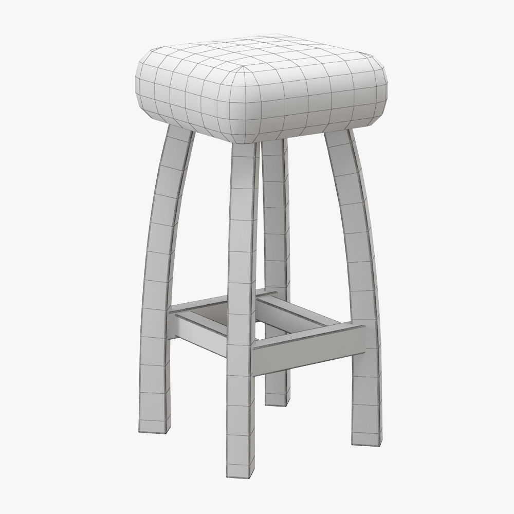 Gwyn Baa Bar Stool 3D model_3