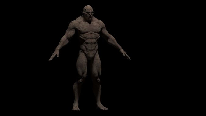 evil Ork Free 3D model