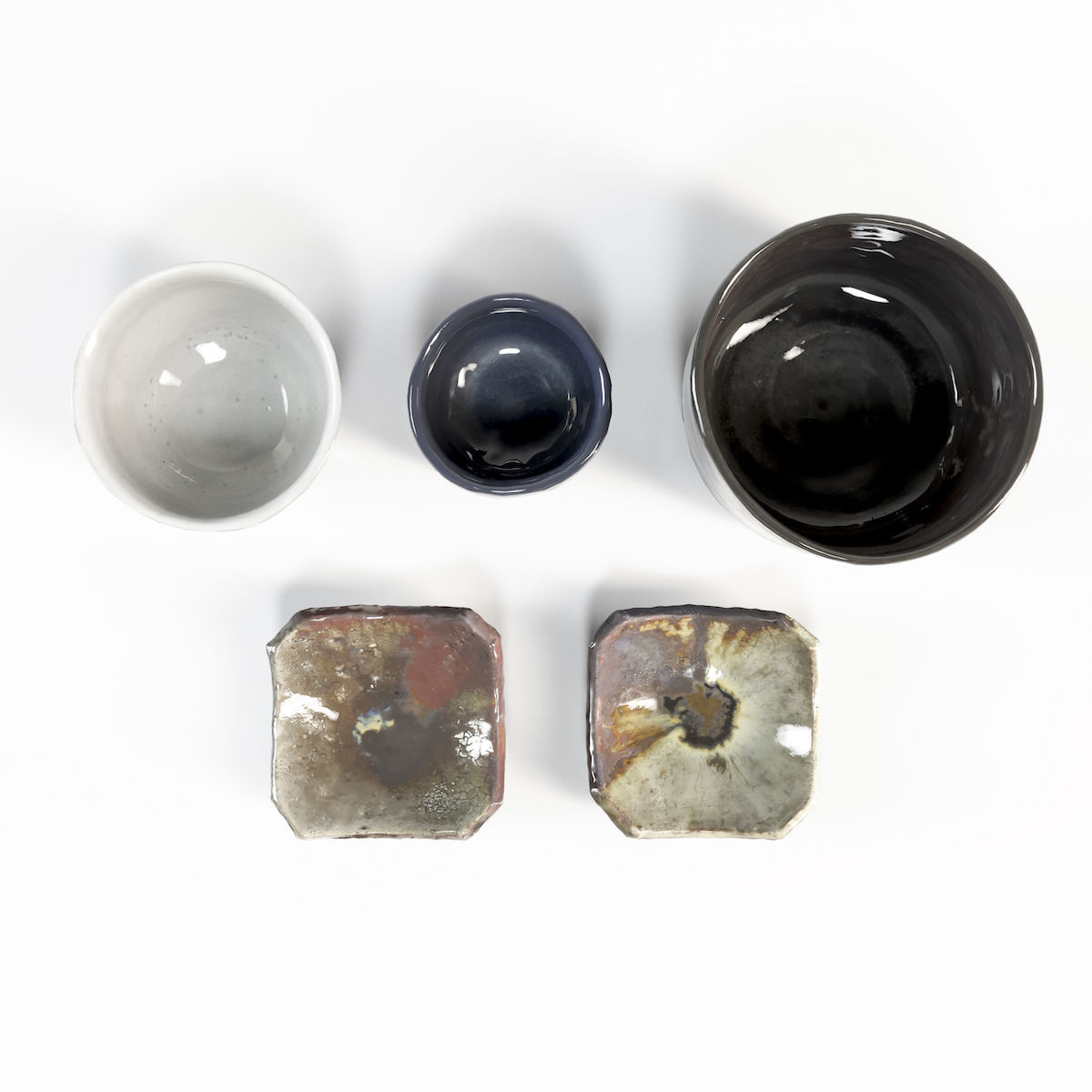 Japanese Tableware Set Low-poly 3D model_2