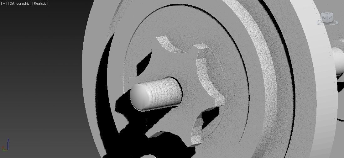 Adjustable Dumbbell - 16 Kg - Gym Equipment Low-poly 3D model_26