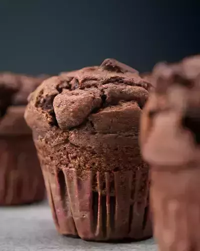Chocolate muffin 3D model