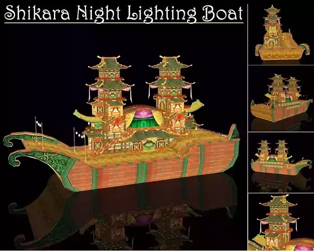 Shikara Night Lighting Boat