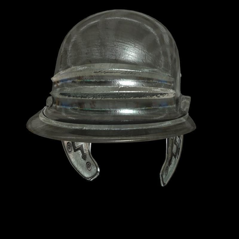 medieval helmet colection Low-poly 3D model_56