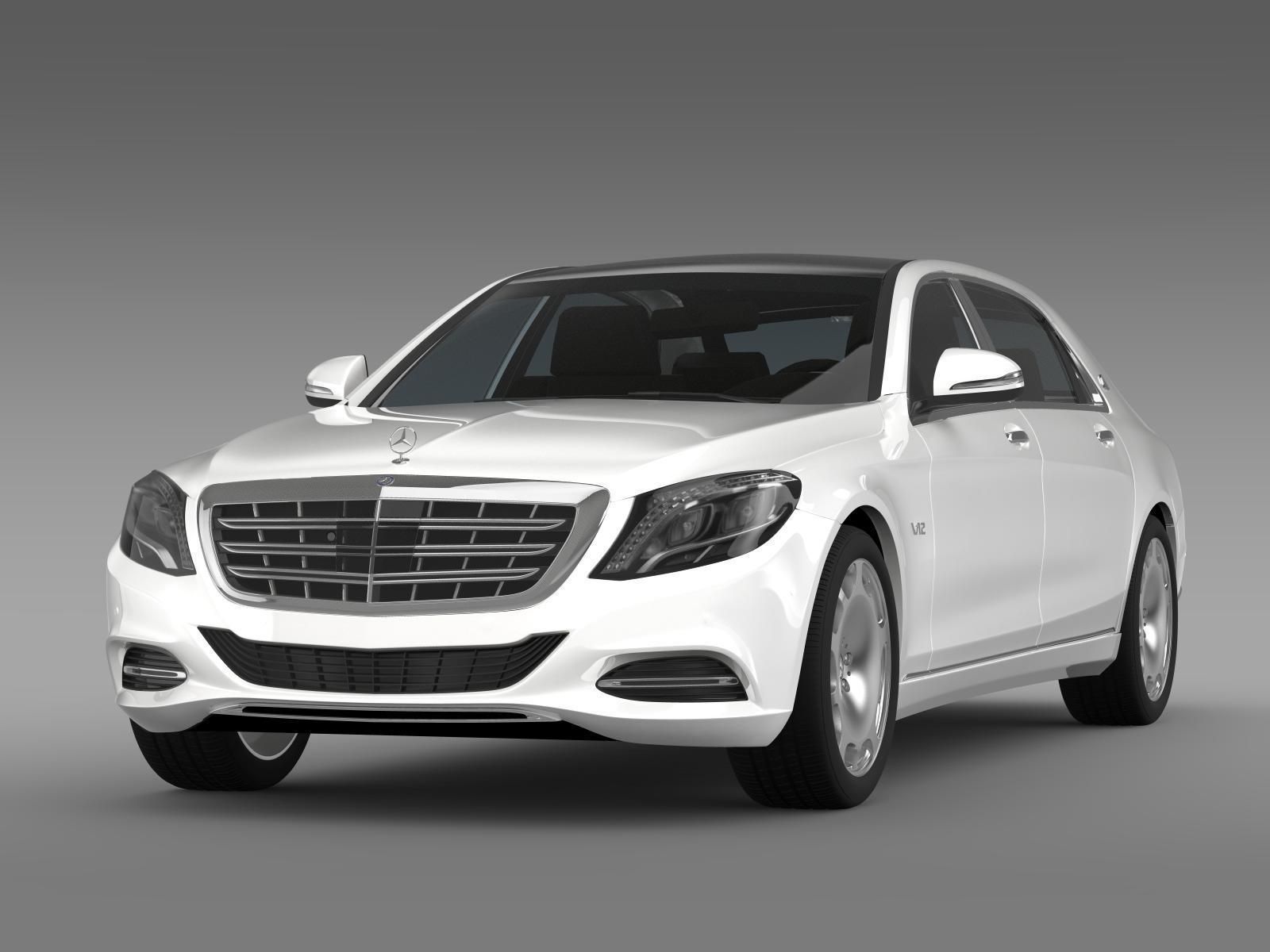 Mercedes Maybach S600 X222 2015 3D Model .max .obj .3ds .fbx .c4d .lwo .lw .lws - CGTrader.com