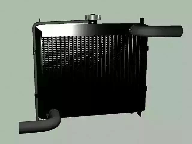car radiator 3D model
