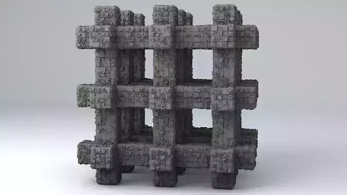 Sci-Fi Shapes - The Grid 3D model