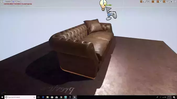 Sofa Nirvana Rugiano lowpoly 