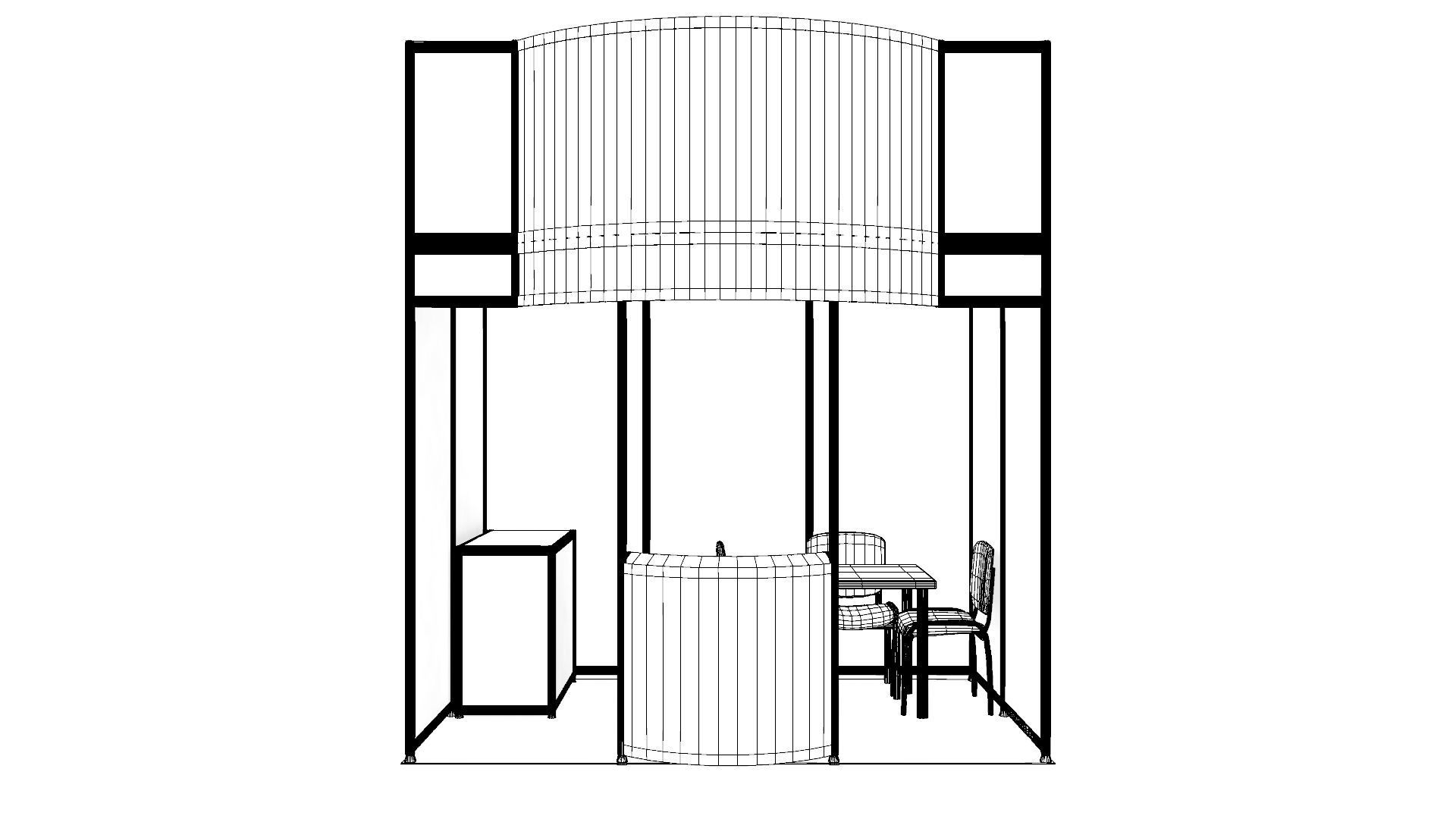 exhibition stand design 3D model_6
