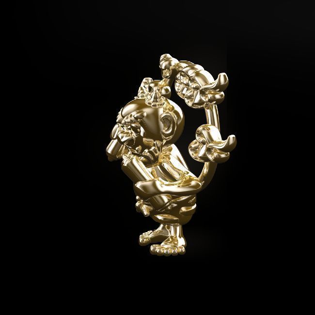 Rai-Jin gold monkey 3D print model_2