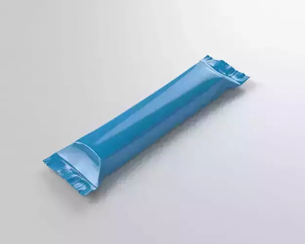 Chocolate snack package 3D model