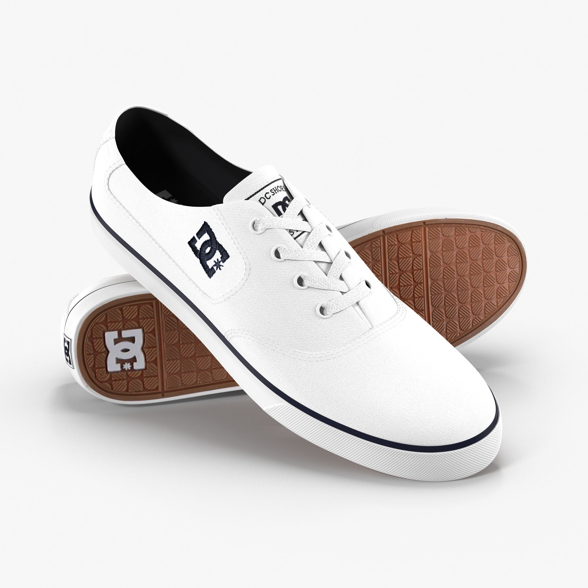 DC Shoes - Flash TX - 10 Colors Low-poly 3D model_86
