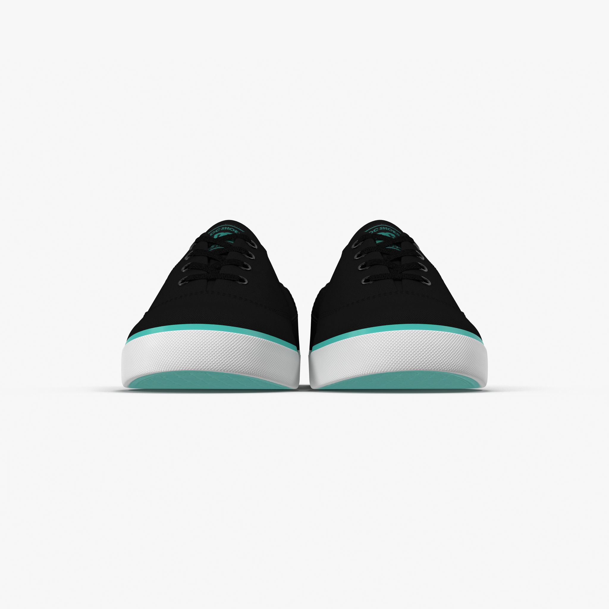 DC Shoes - Flash TX - 10 Colors Low-poly 3D model_19