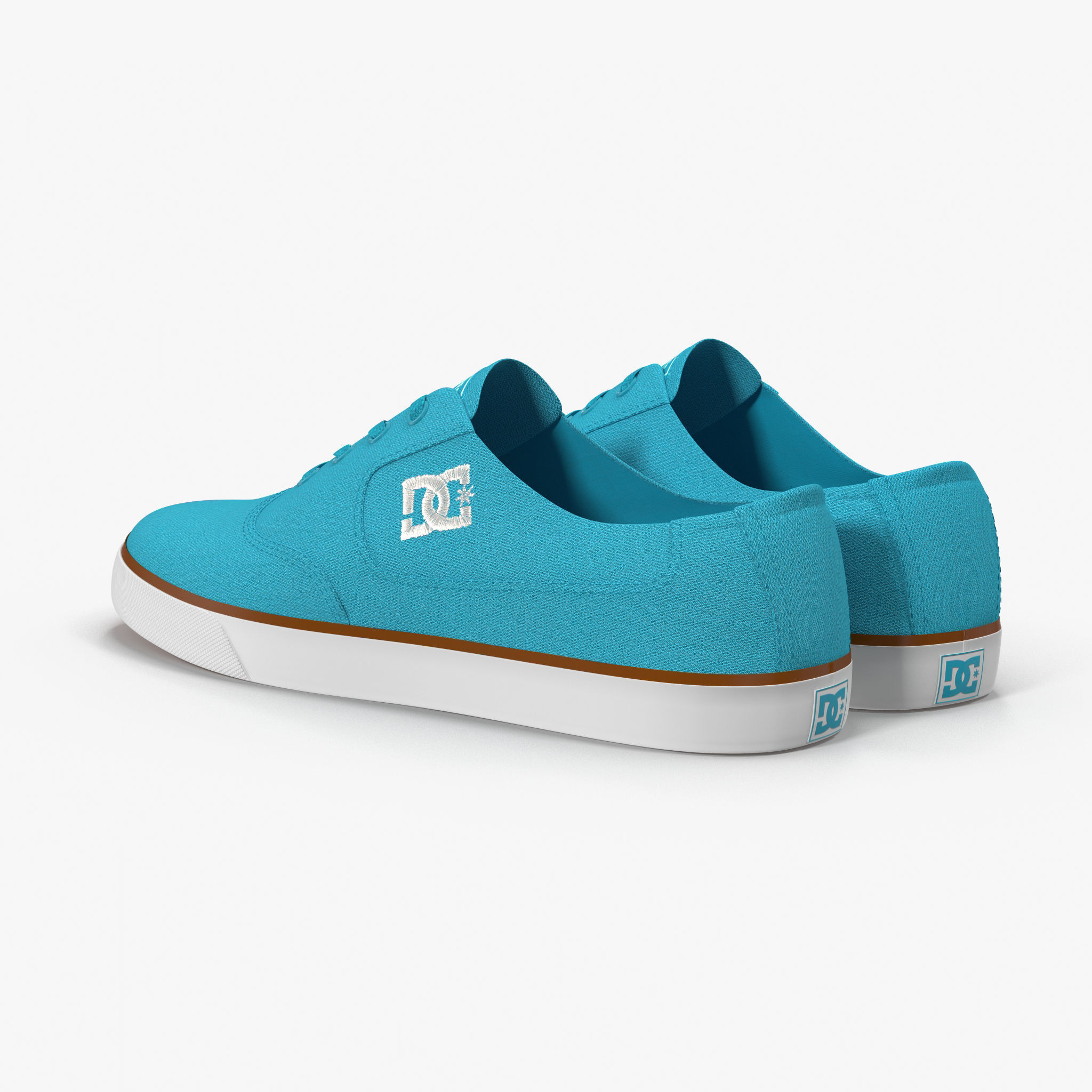DC Shoes - Flash TX - 10 Colors Low-poly 3D model_79
