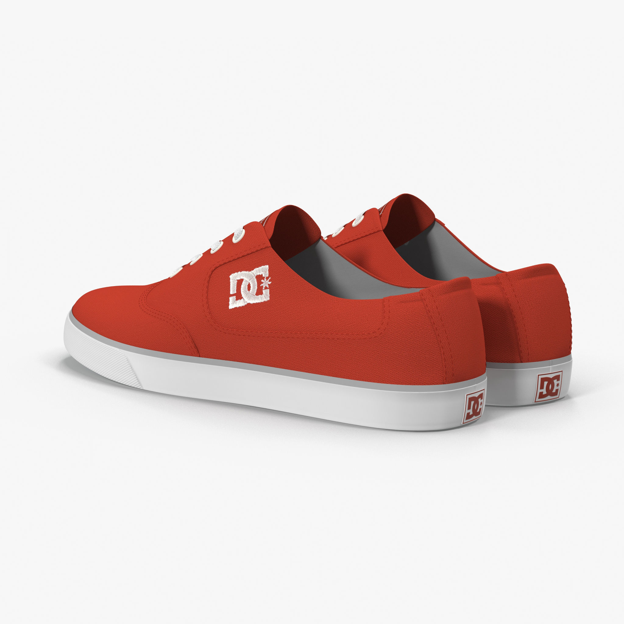DC Shoes - Flash TX - 10 Colors Low-poly 3D model_25