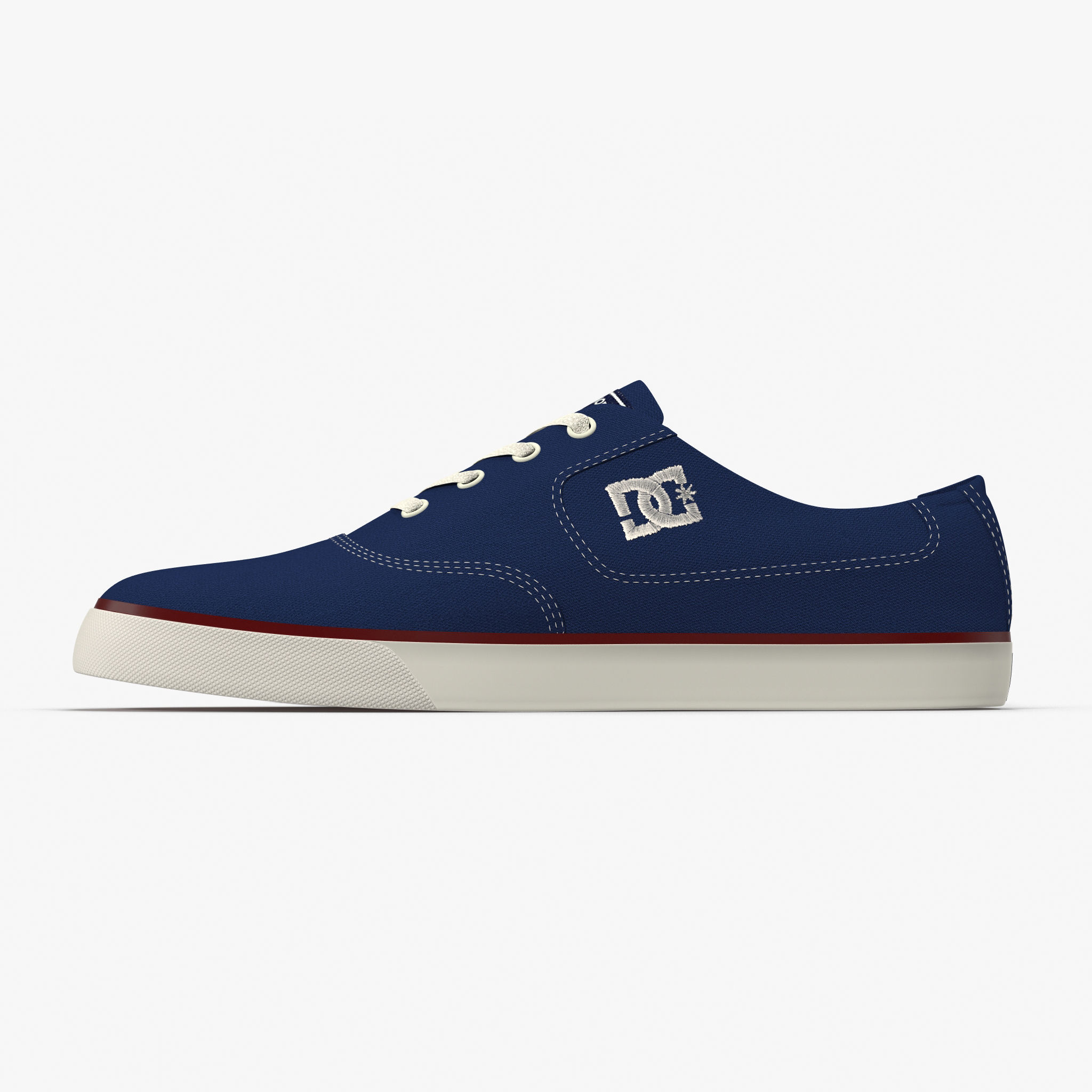 DC Shoes - Flash TX - 10 Colors Low-poly 3D model_39