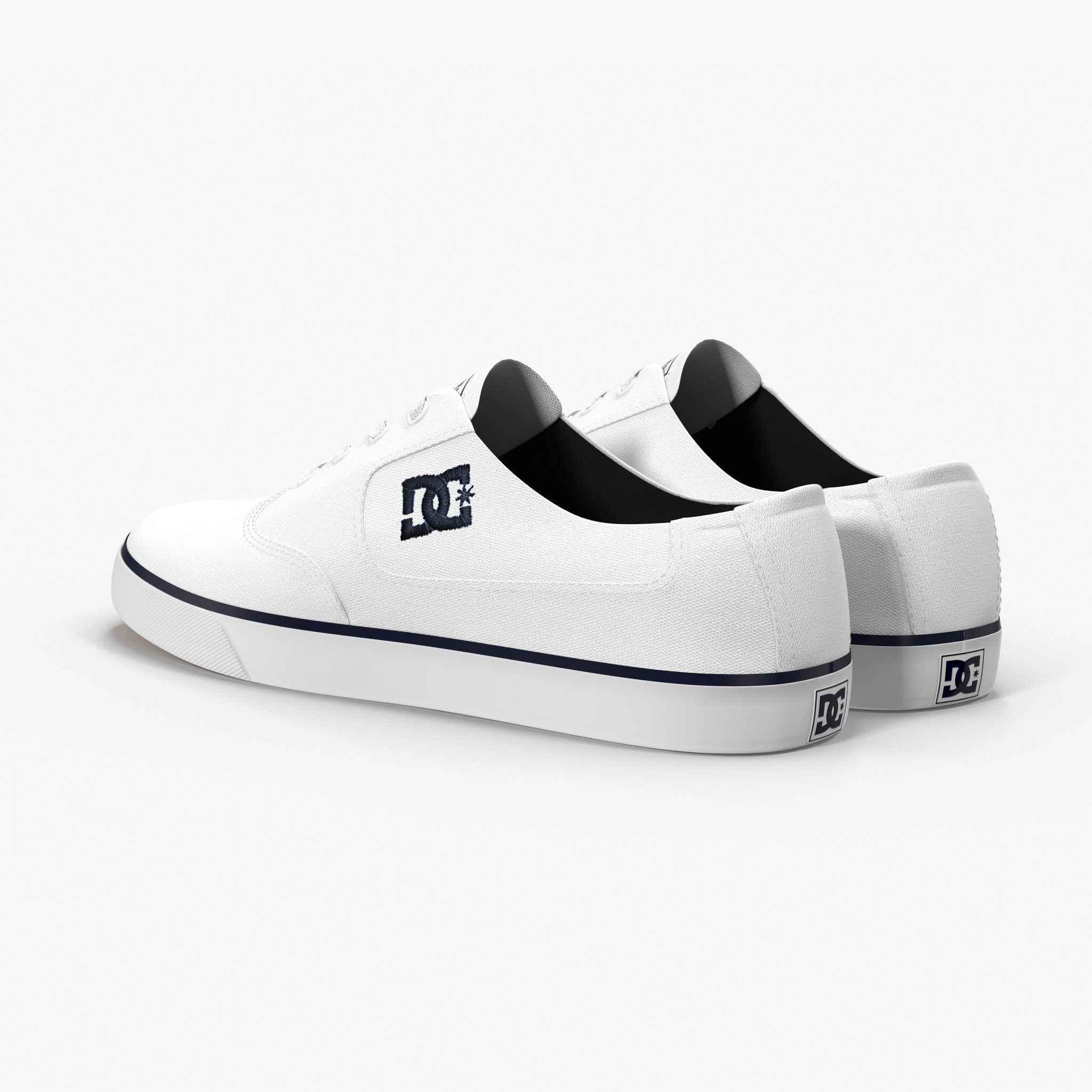 DC Shoes - Flash TX - 10 Colors Low-poly 3D model_88