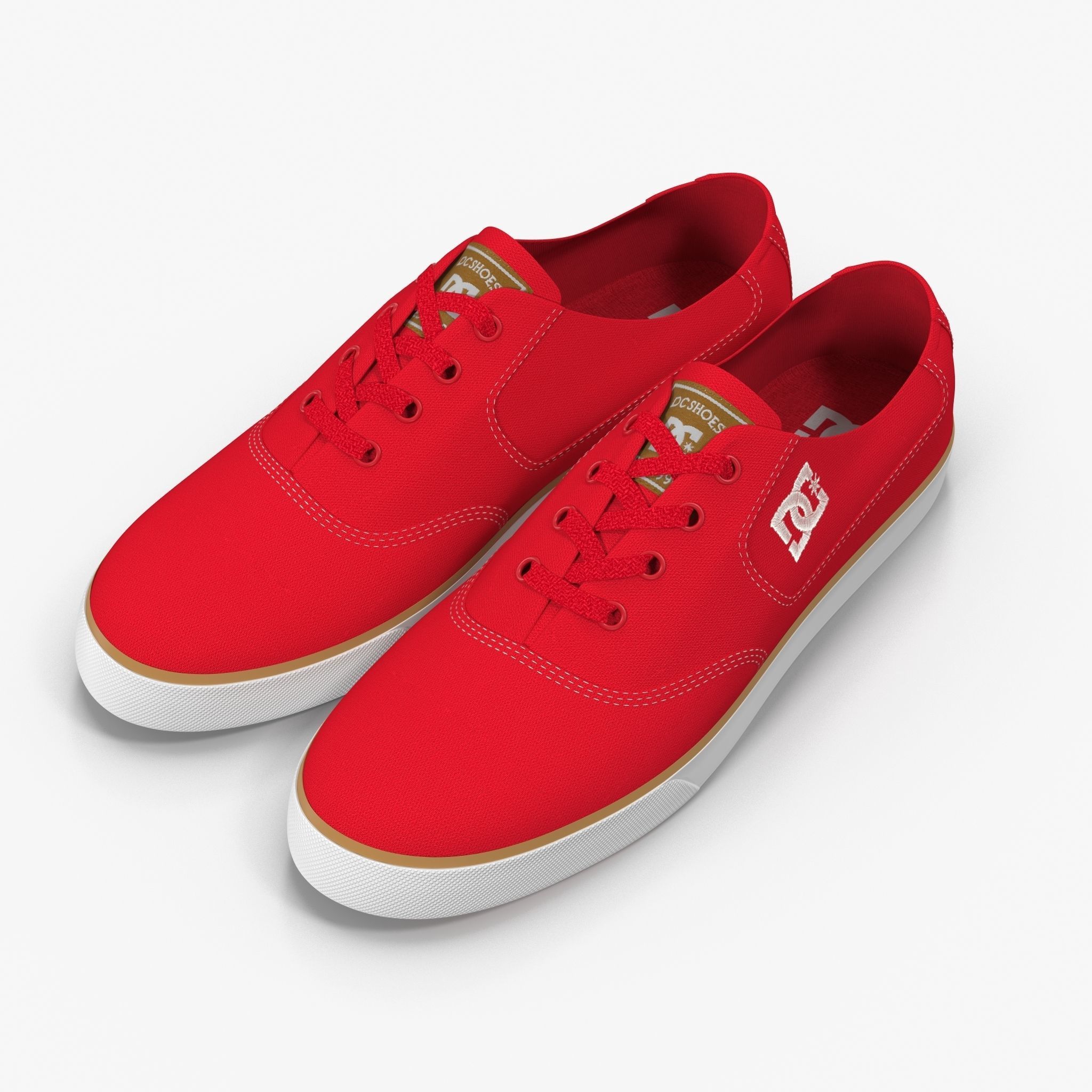 DC Shoes - Flash TX - 10 Colors Low-poly 3D model_69