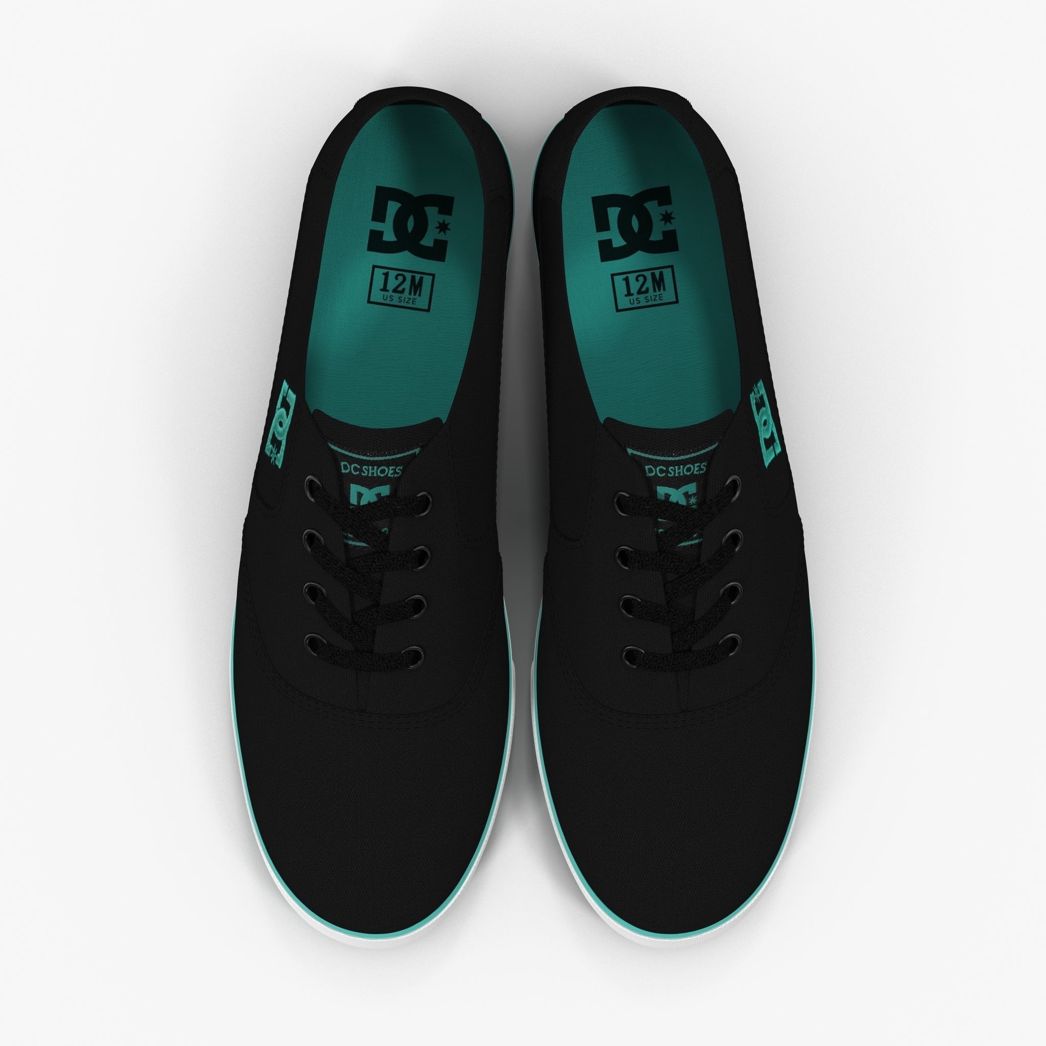 DC Shoes - Flash TX - 10 Colors Low-poly 3D model_17