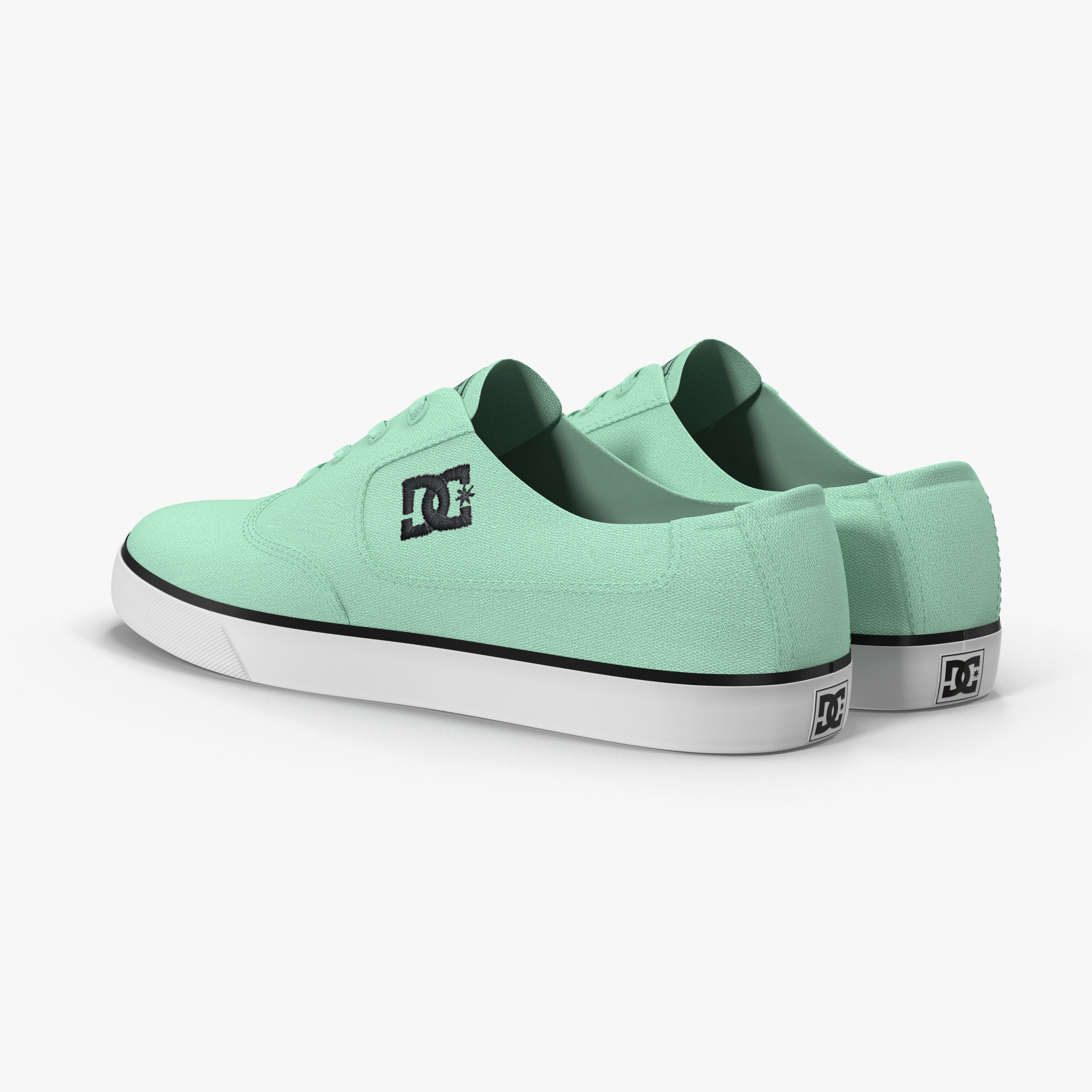 DC Shoes - Flash TX - 10 Colors Low-poly 3D model_61